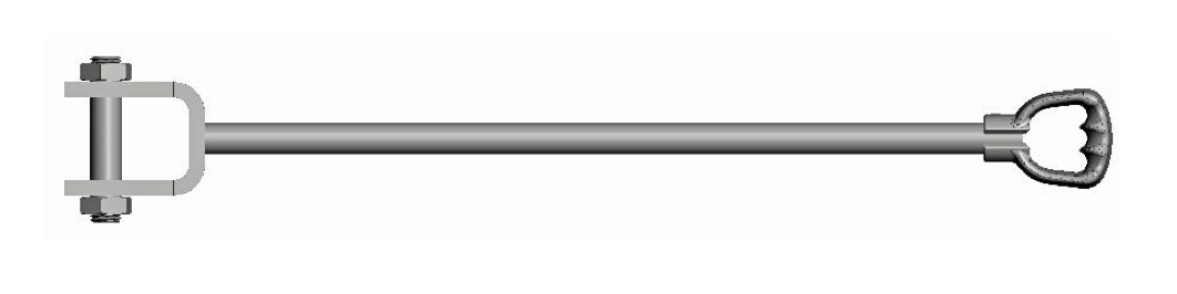 AE100024 Anchor Eye Rod Extension