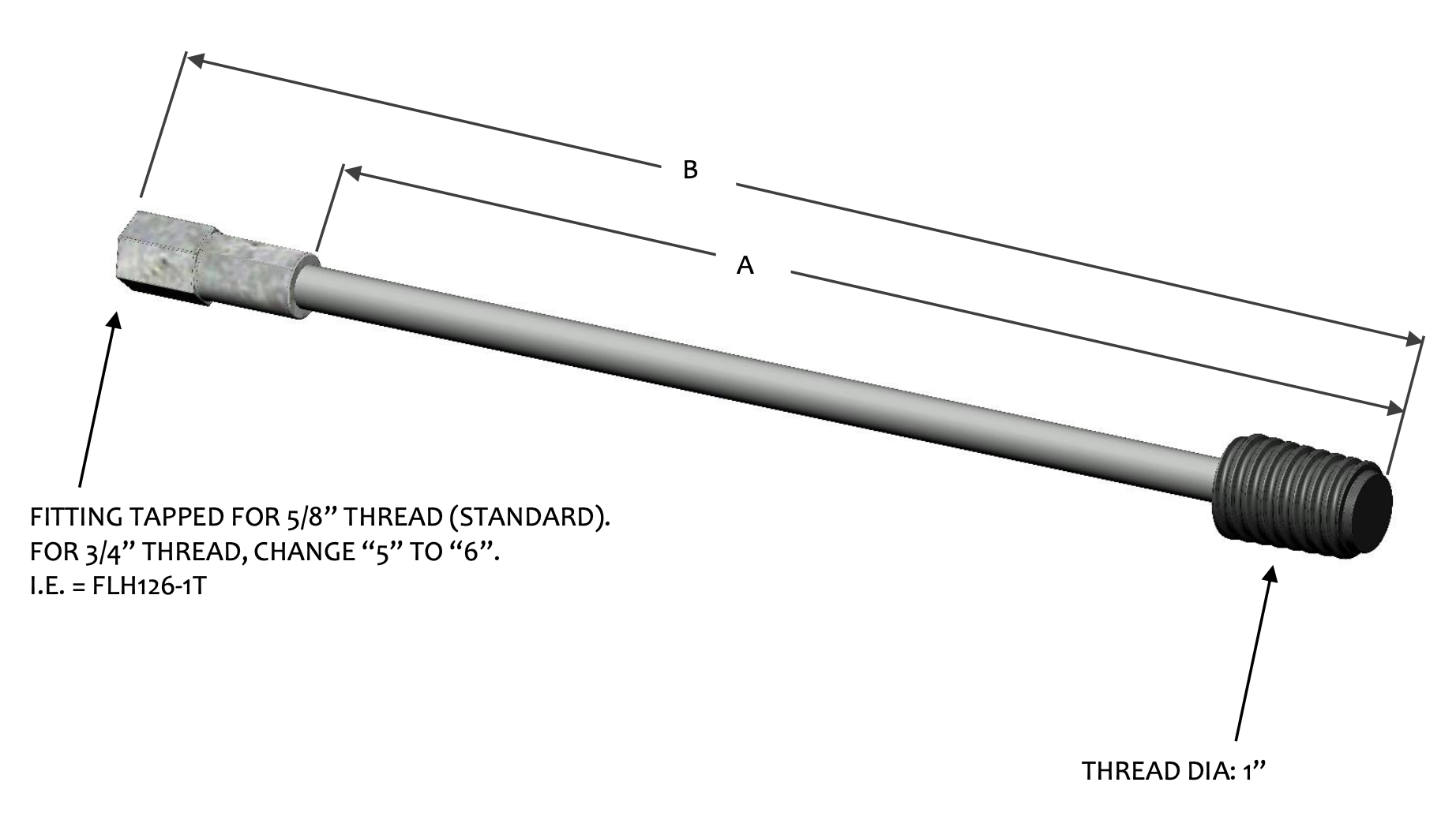 FLH125-1T Down Lead Bracket