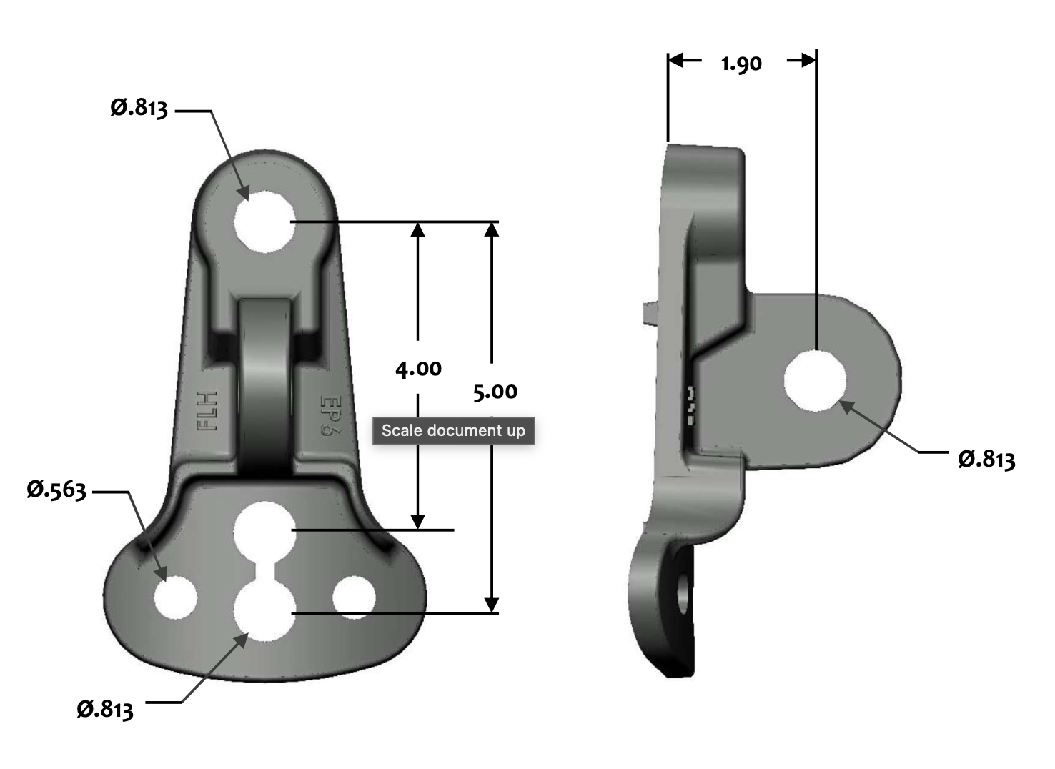 EP6 Pole Eye Plate