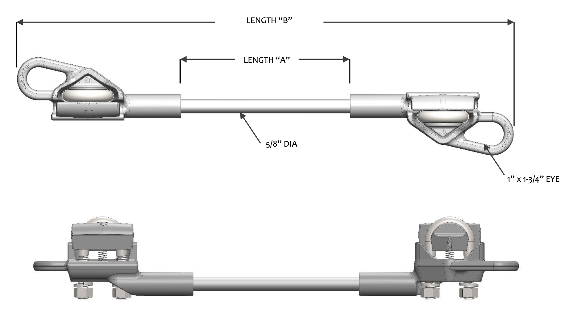 FSCE-51-6F Fiberglass Sectionalizer / Clevis