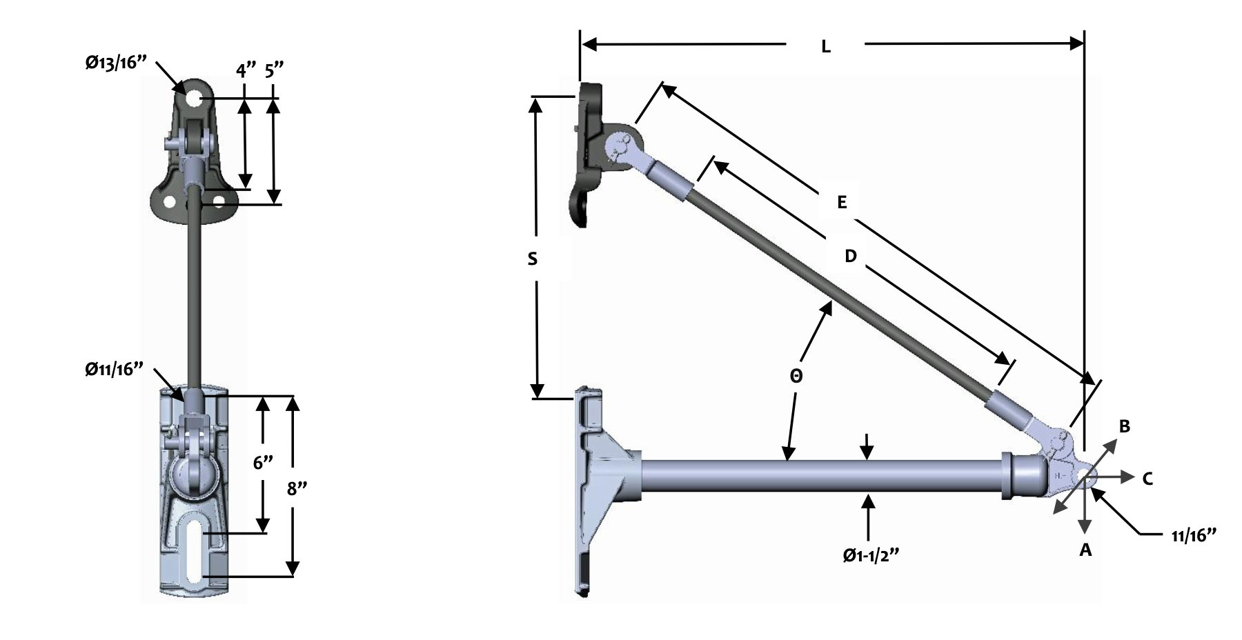 FSWG-24E Sidewalk Guy Bracket