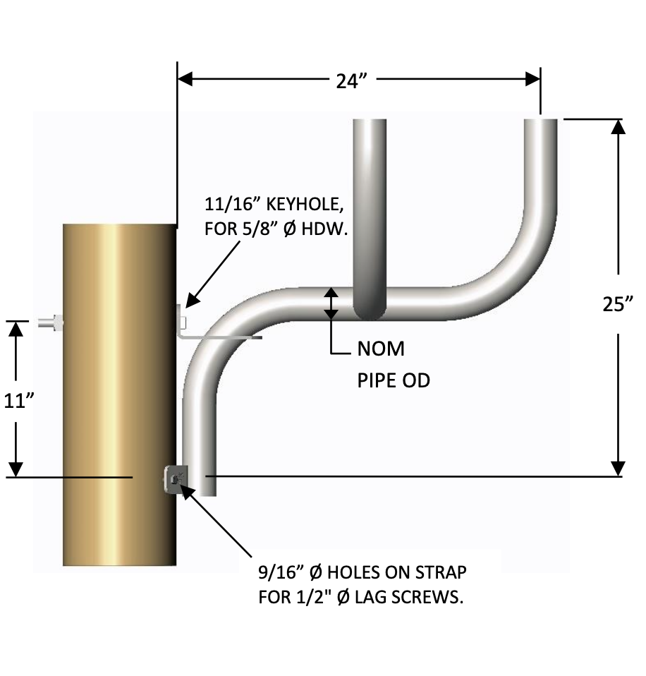 WPBH3-2-A Triple Bullhorn Floodlight Unit